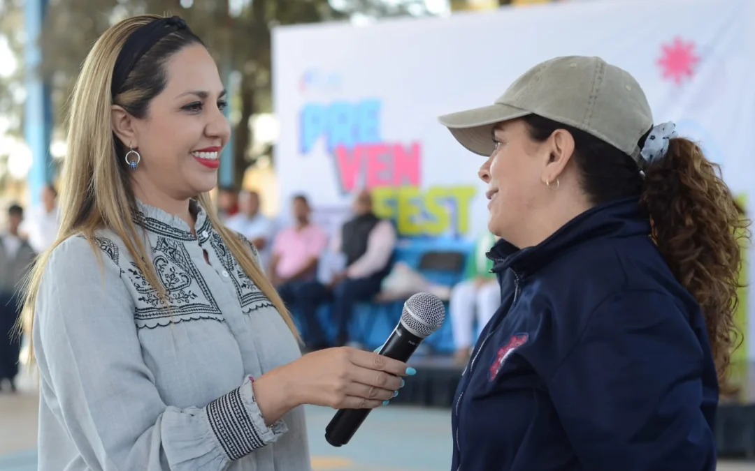 Celebran el #Prevenfest en la Escuela Secundaria Técnica 11; sella Melanie compromiso de apoyar al plantel