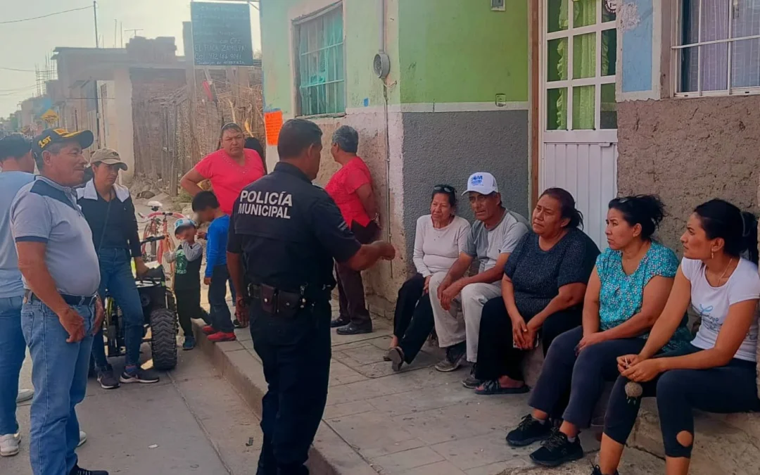 Integran el comité de seguridad vecinal en la colonia Valle de Ruesgas